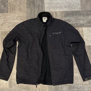 Cinch Men's Dark Checkered Jacket